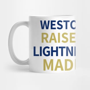 Weston Raised Lightning Made Mug